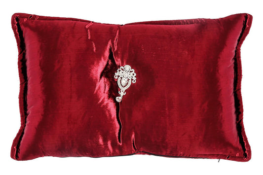 MARSES PILLOW BURGUNDY 35x55cm