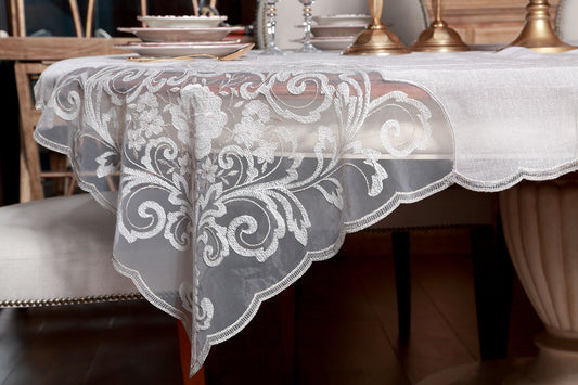 NEW MARIANNA TABLE CLOTH STONE 160x240cm