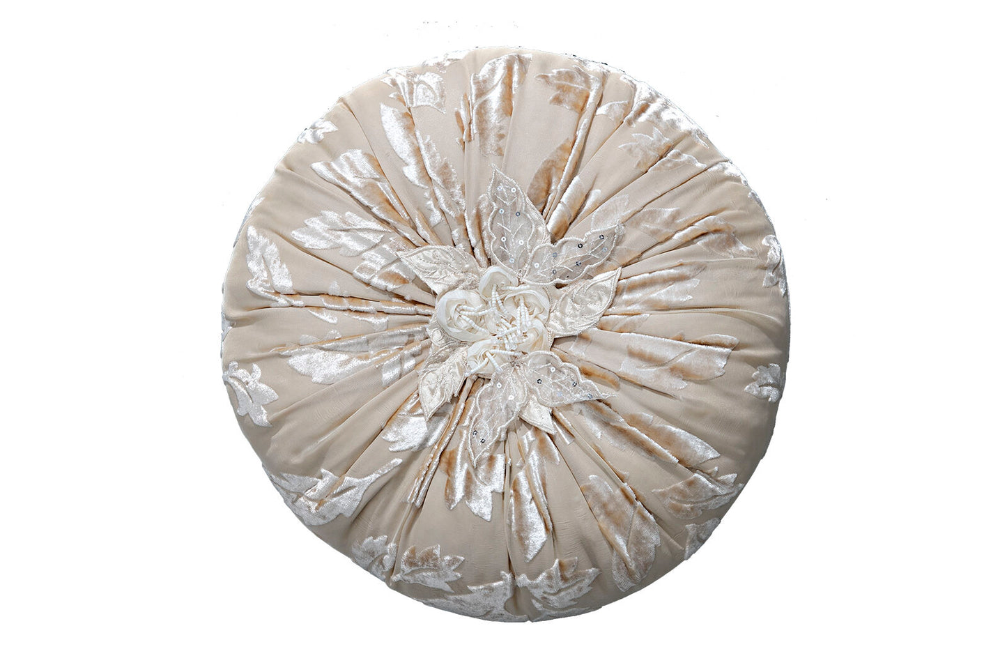 NOSSA ROUND PILLOW BEIGE 50cm