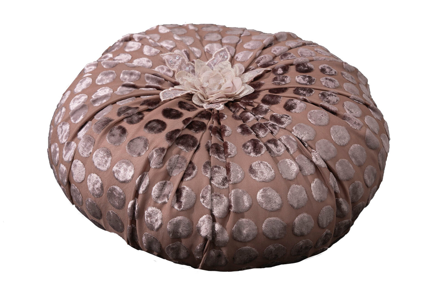 NOSSA ROUND PILLOW PURPLE 50cm